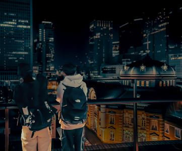 東京夜景を見つめて