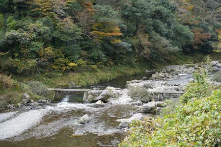 弘瀬沈下橋秋色