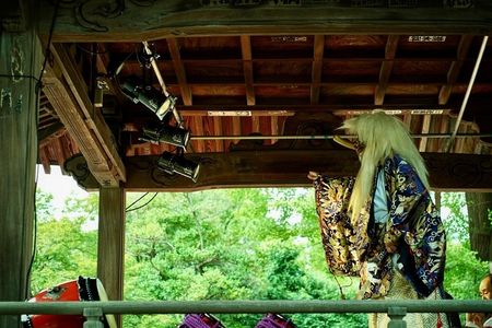 三座の舞。猿田彦