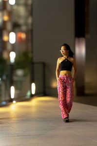 night time street portrait