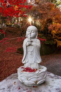 もみじ寺のお地蔵さん☺️