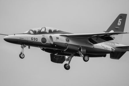 エアフェスタ浜松２０２５　前日予行　モノクロ