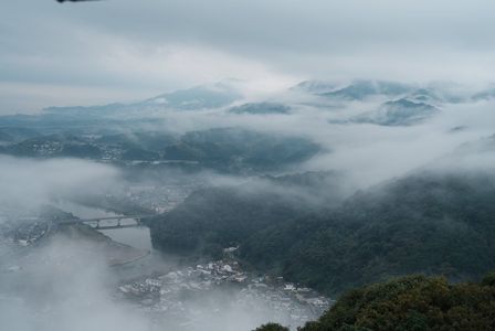 岩国城から俯瞰