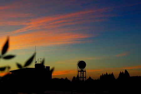 十五夜の月が出る前