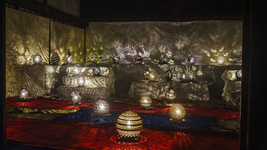 水無瀬神宮　客殿の光