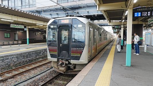 山本太郎とおしゃべり会 新潟市行き帰りの途中で撮影