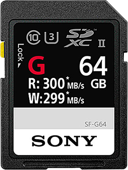 UHS-II対応SDメモリカード SF-Gシリーズ