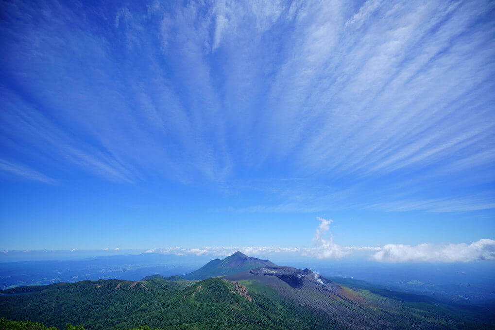 『台風一過の韓国岳』m.mさんさん