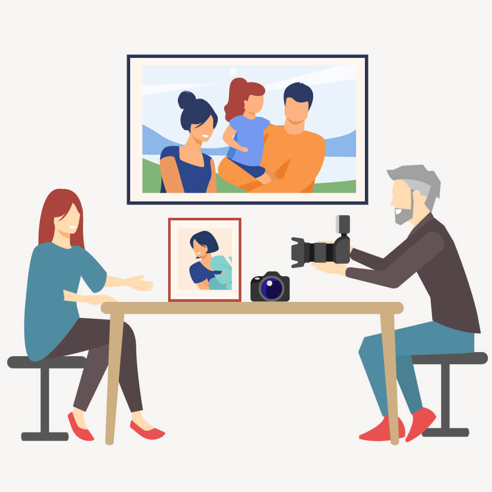 自分の作品を見てもらえる