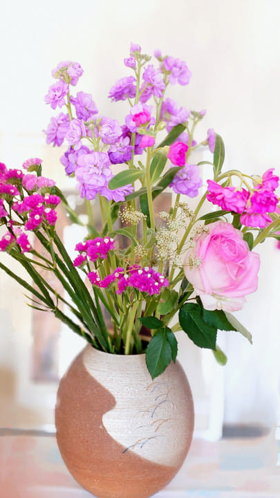 『玄関のお花』Yooshinさん