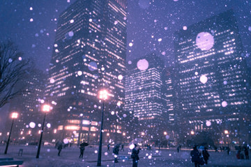 「Lights in the snow」 朋さん