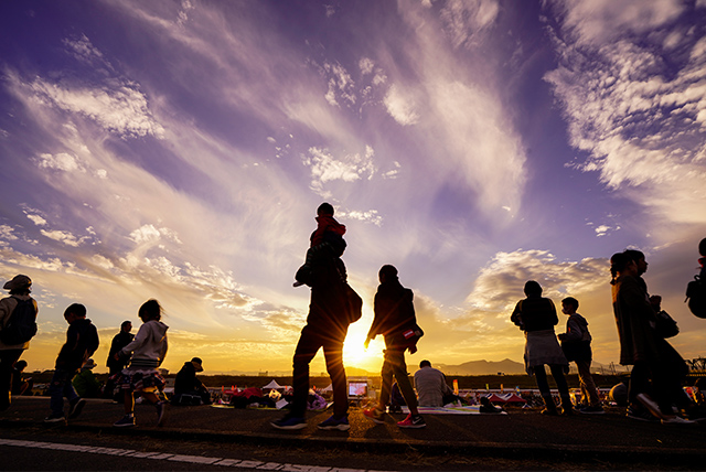 夕暮れの楽しみ