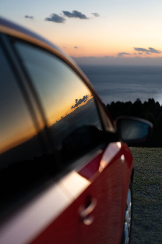 『相棒と見た夕焼け』Noelさん