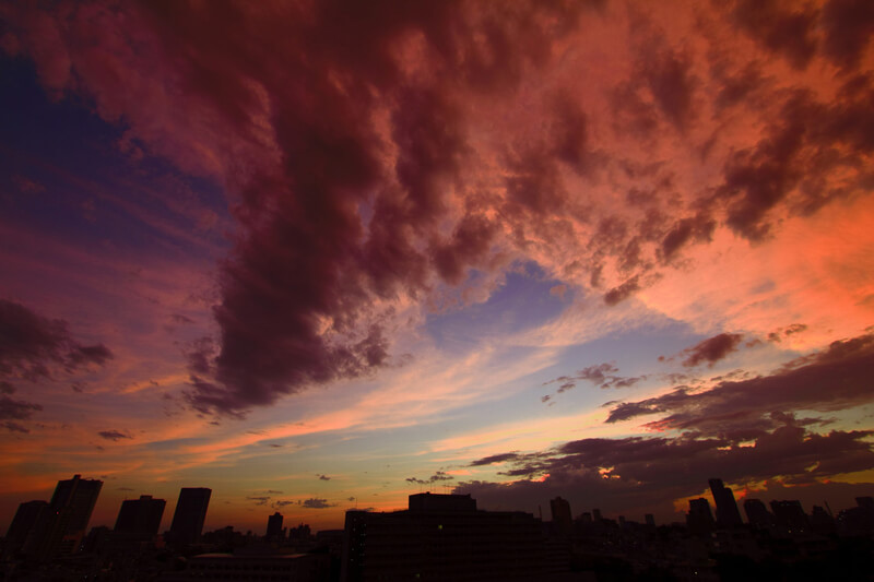 空の表情を撮る