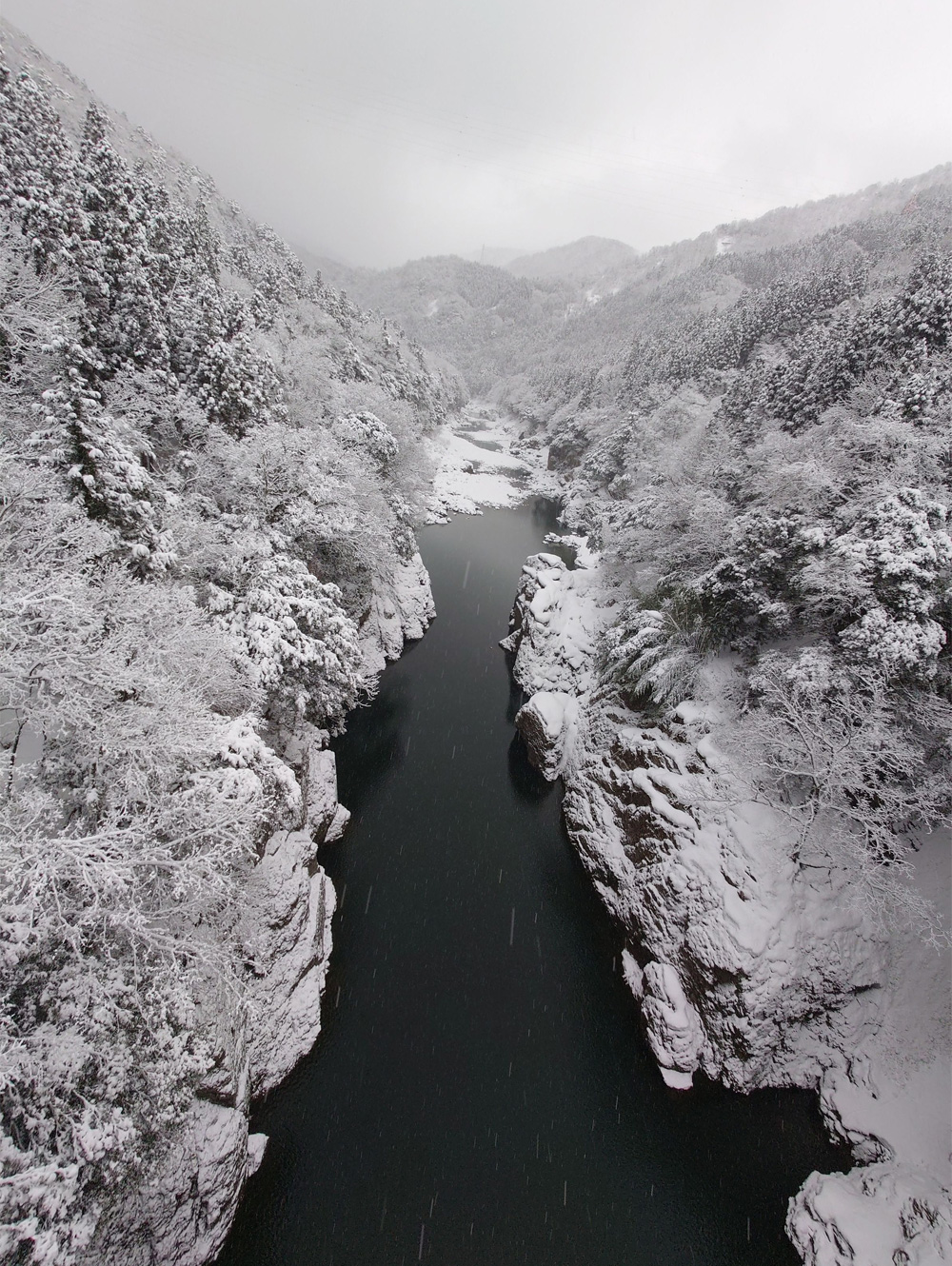 「厳冬の神通峡」a-kawakamiさん